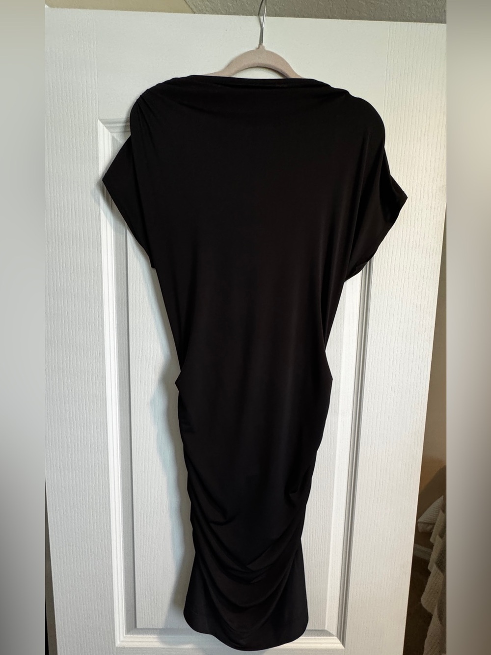 Banana Republic Black Sateen Dress